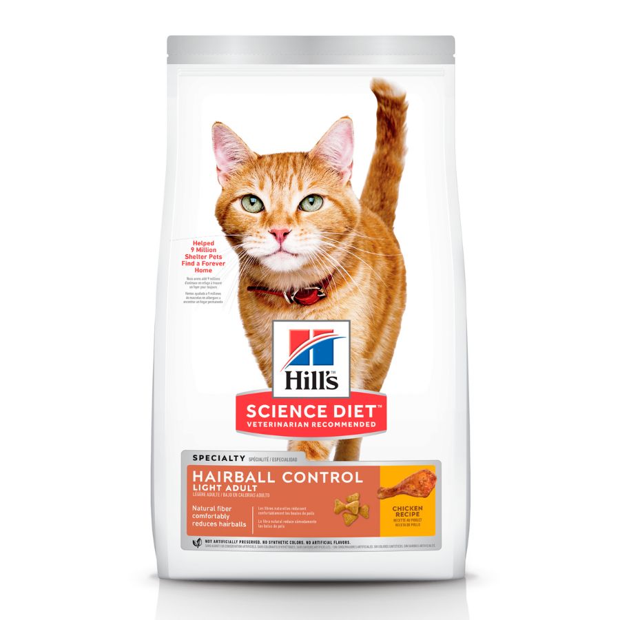 Hills feline adult hairball control light 3.17 KG, , large image number null